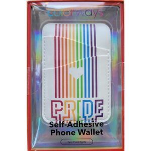 Colorways Rainbow Pride Phone Credit Card Case Wallet Sticker & Twist And Grip